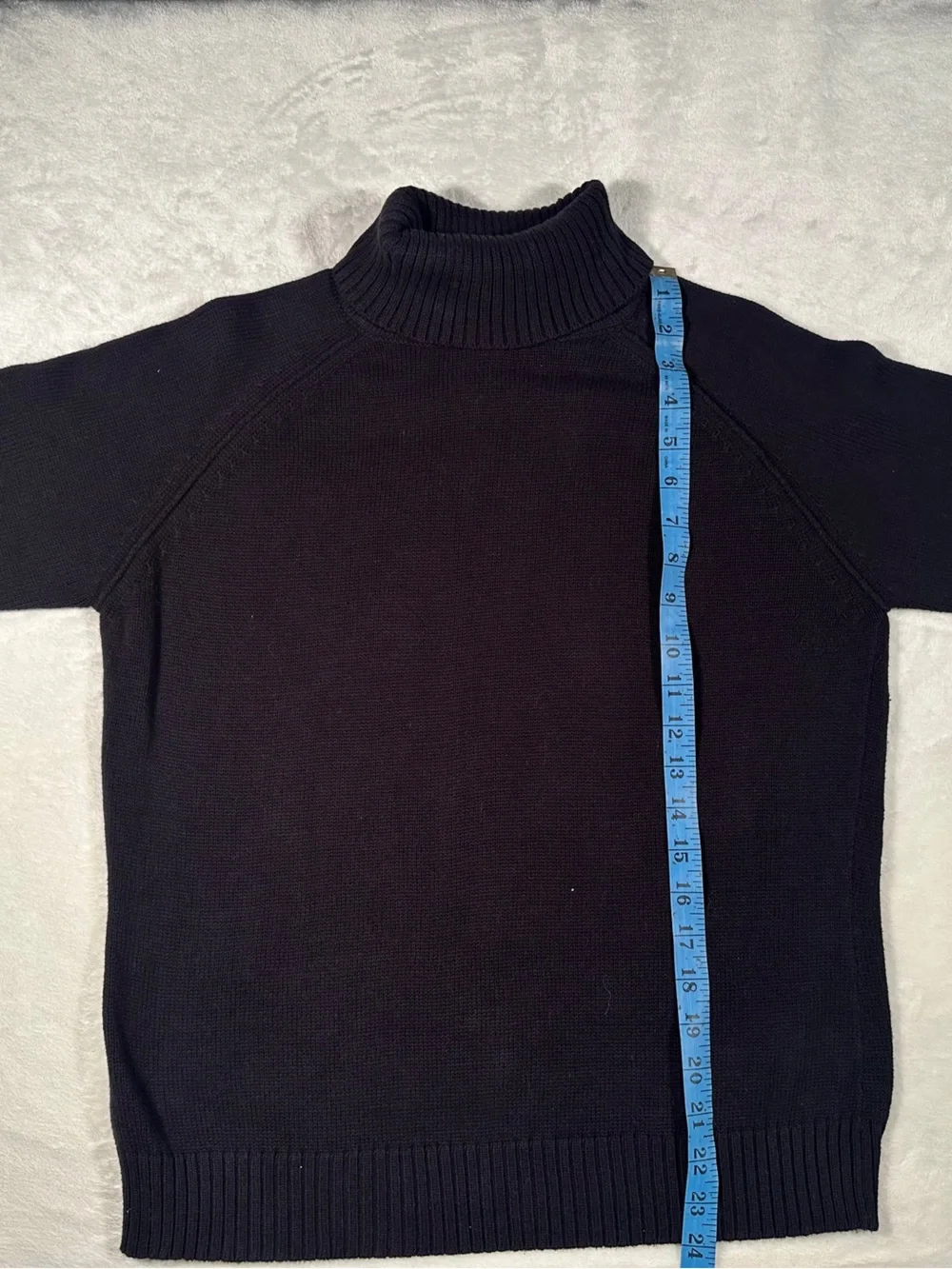 Karen Scott Men's Black Turtleneck Sweater